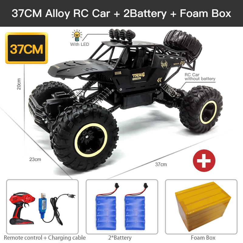 Voiture télécommandée LED 2,4 GHz tout-terrain – Camion jouet garçon