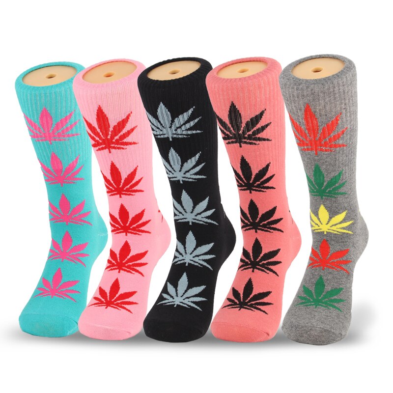 Lot de 5 paires de chaussettes fantaisie homme – Style Harajuku casual