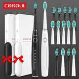 Dentists Recommend Professional Sonic Electric Toothbrush 5 Modes Protect Gums Rechargeable Waterproof Toothbrush Box as Gift