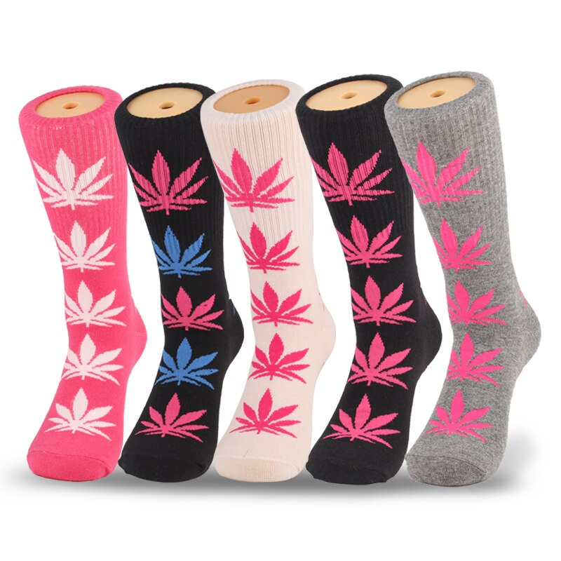 Lot de 5 paires de chaussettes fantaisie homme – Style Harajuku casual