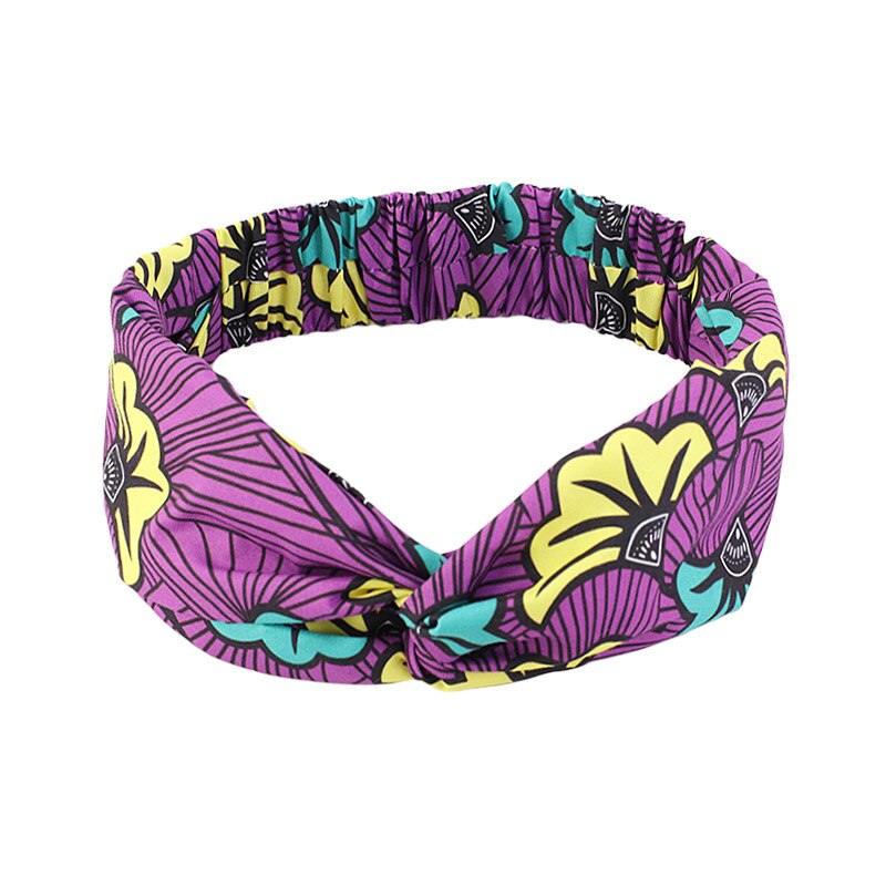 Headband Imprimé Africain Torsadé - Bandeau Cheveux Femme 2