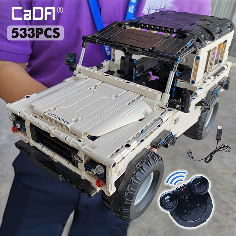 Voiture RC Cada Defender 533 pièces – SUV télécommandé blocs techniques