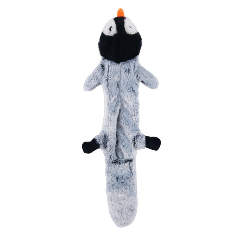 Jouet peluche couinante pour chien – Lapin, loup ou écureuil
