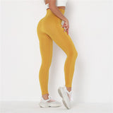 2020 Women New Gym Sports Leggings Women High Waist Push Up Elastics Yuga Pants Fitness Jogging Workout Running Leggins wear