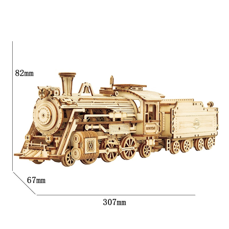 Puzzle 3D en bois Robotime – Maquette véhicule à assembler pour ados