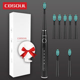 Dentists Recommend Professional Sonic Electric Toothbrush 5 Modes Protect Gums Rechargeable Waterproof Toothbrush Box as Gift