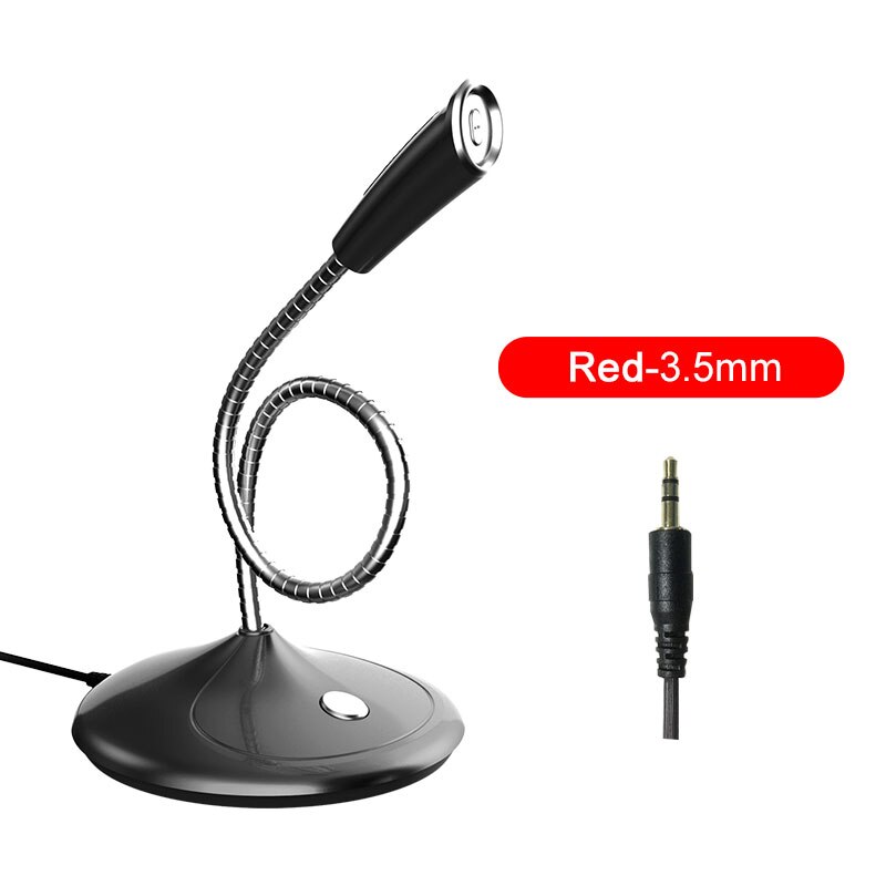 Popu Pine Computer microphone 360° adjust freely Studio Speech Microphone Gaming Chatting USB Microphone Desktop PC Laptop