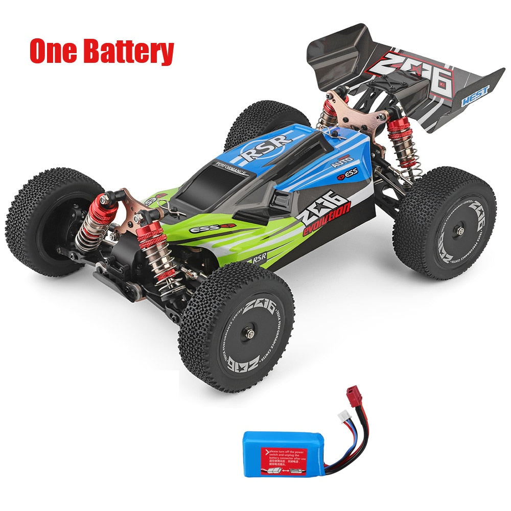 Voiture RC Wltoys 144001 1/14 4WD 2,4 GHz – 60 km/h, télécommandée