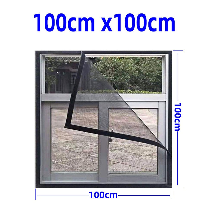 Moustiquaire fenêtre invisible lavable et personnalisable