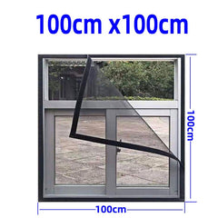 Moustiquaire fenêtre invisible lavable et personnalisable