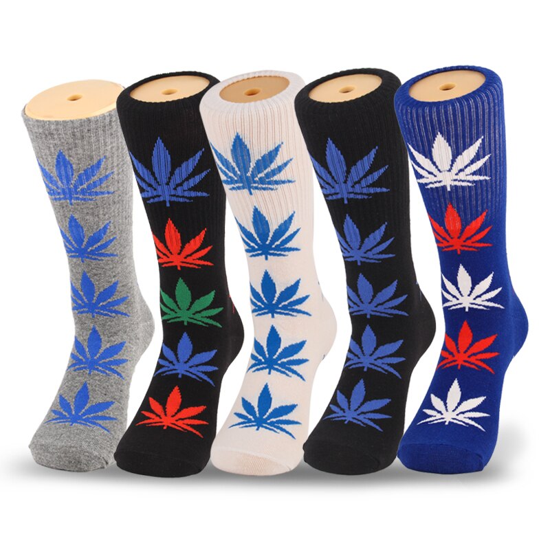 Lot de 5 paires de chaussettes fantaisie homme – Style Harajuku casual
