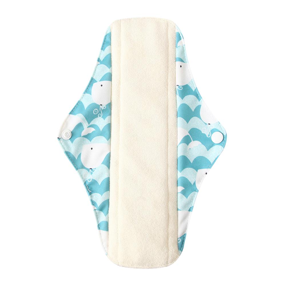 Protège-slip lavable Ohbabyka charbon de bambou – Serviette réutilisable