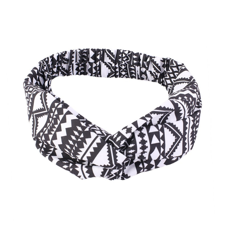 Headband Imprimé Africain Torsadé - Bandeau Cheveux Femme 2