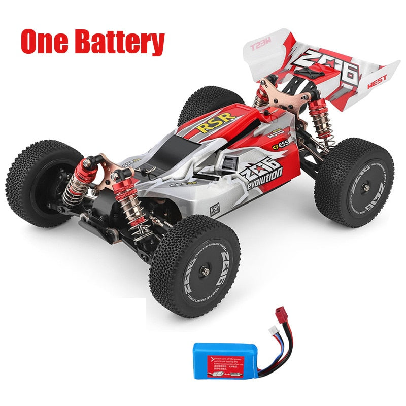 Voiture RC Wltoys 144001 1/14 4WD 2,4 GHz – 60 km/h, télécommandée