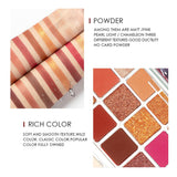 QIBEST Glitter Eyeshadow Palette 15 Colors Planet Holographic Pigment Matte Shimmer Eye Shadow Powder Shiny Eye Makeup Pallete