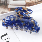 High Quality Geometric Acetate Hair Claws Large Square Hair Crabs Clip Leopard Grain Hair Clamps For Women Hair Accessories