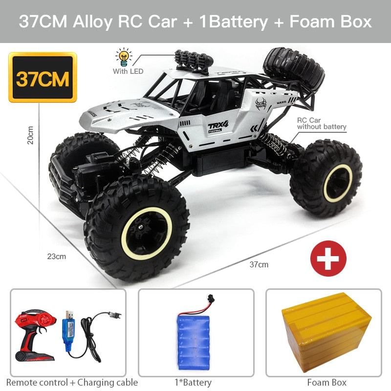 Voiture télécommandée LED 2,4 GHz tout-terrain – Camion jouet garçon