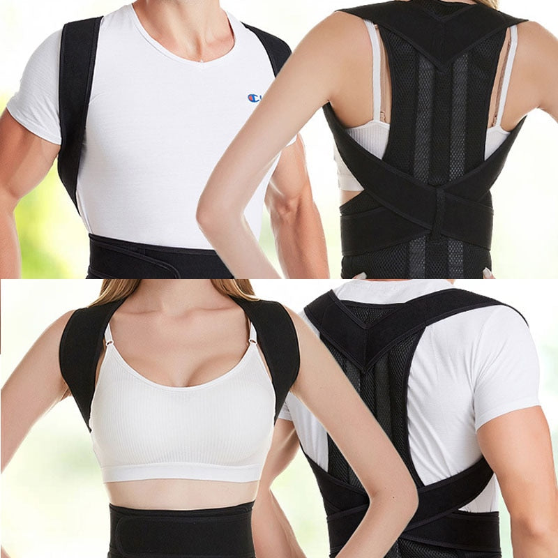 Correcteur de posture réglable – Soutien clavicule, dos et lombaires