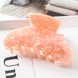 High Quality Geometric Acetate Hair Claws Large Square Hair Crabs Clip Leopard Grain Hair Clamps For Women Hair Accessories