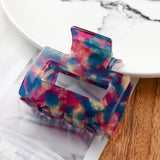 High Quality Geometric Acetate Hair Claws Large Square Hair Crabs Clip Leopard Grain Hair Clamps For Women Hair Accessories