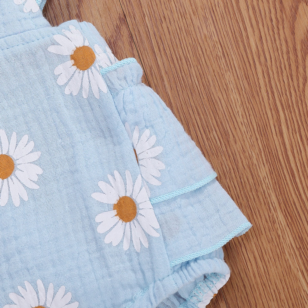 Barboteuse florale bébé – Confort et style pour nouveau-né