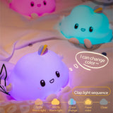 Baby Night Light with Touch Sensor Soft LED Wall Nursery Lamp LED Cloud Nightlight for Kids Children Birthday Gift Room Decor