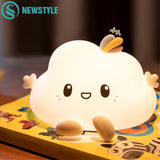 Baby Night Light with Touch Sensor Soft LED Wall Nursery Lamp LED Cloud Nightlight for Kids Children Birthday Gift Room Decor