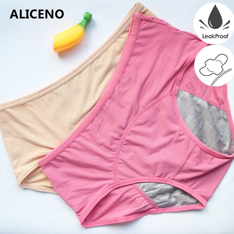 Culotte menstruelle grande taille L-5XL taille haute – Anti-fuite respirante
