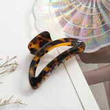 High Quality Geometric Acetate Hair Claws Large Square Hair Crabs Clip Leopard Grain Hair Clamps For Women Hair Accessories