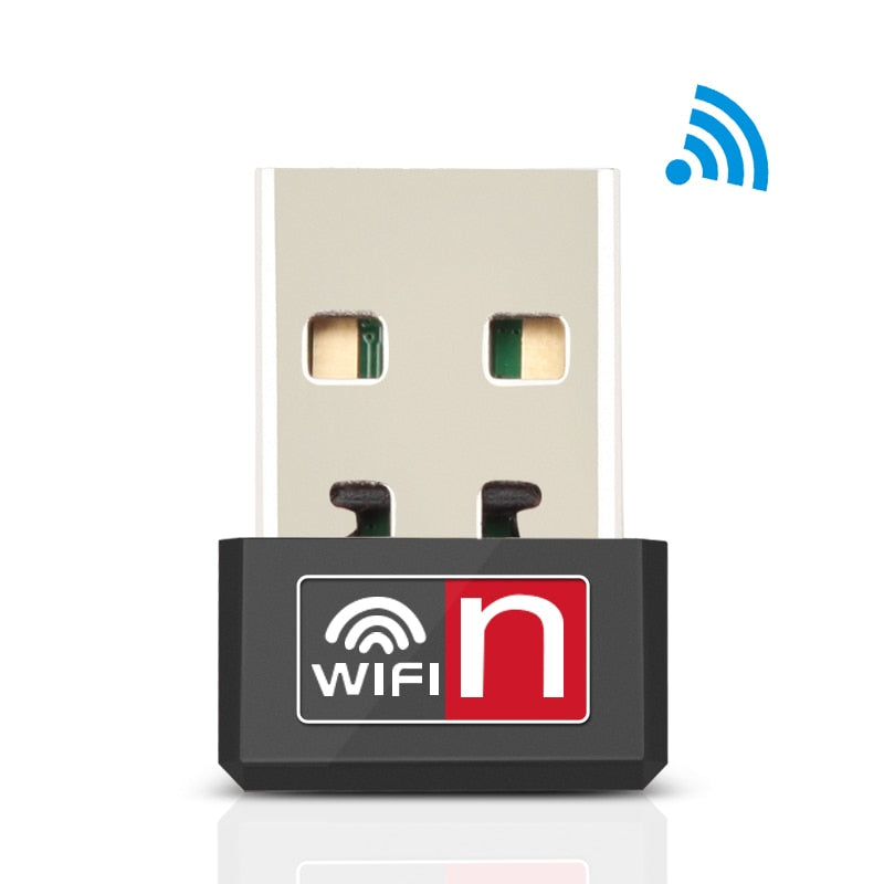 Adaptateur WiFi USB 150 Mbps avec antenne 2 dBi – Dongle réseau PC