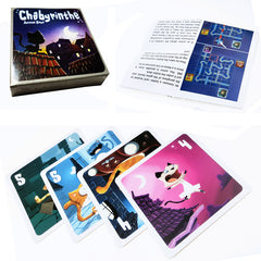 Jeu de cartes Chabyrinthe version anglaise – Jeu de société familial