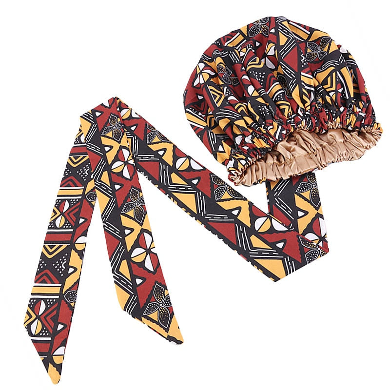 Turban Africain Nigérian Foulard - Cheveux Femme 2