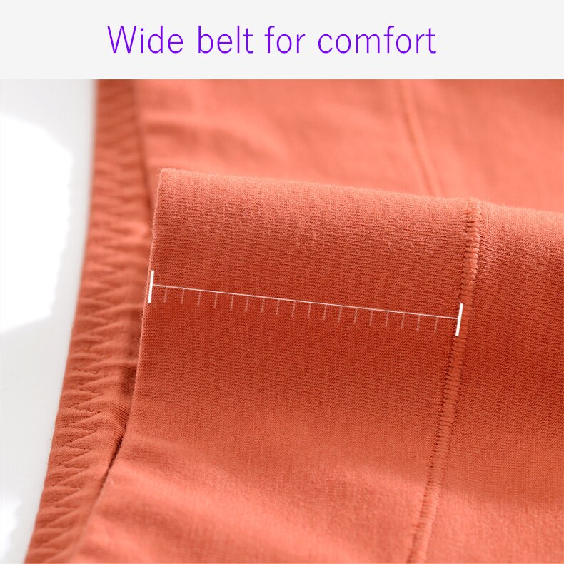 Culotte menstruelle coton taille haute lavable – Protection flux léger