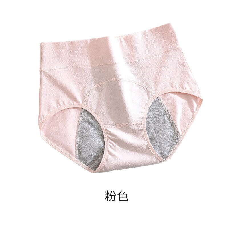 Culotte menstruelle coton taille haute – Protection flux léger à moyen