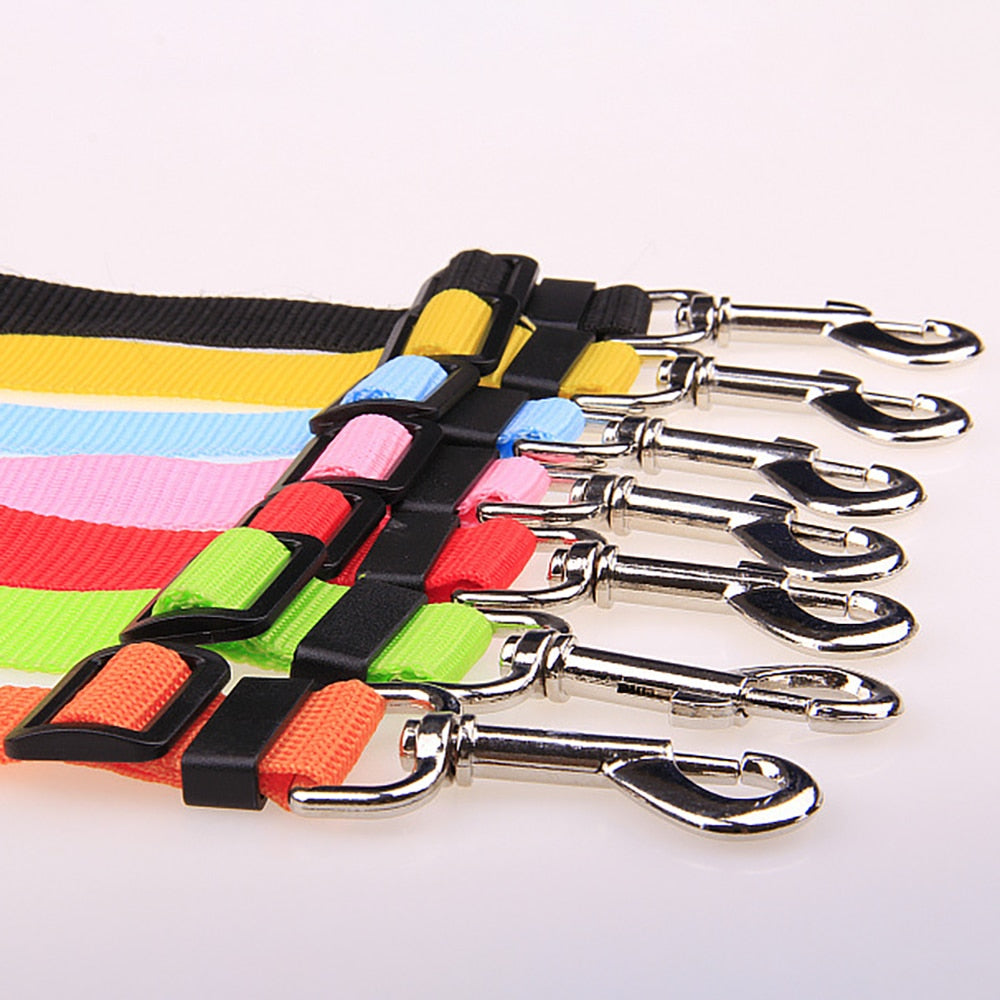 Ceinture de sécurité réglable pour chien en voiture – Laisse harnais
