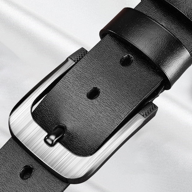 Ceinture homme Cartelo en cuir de vache – Boucle ardillon grande taille