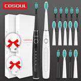 Dentists Recommend Professional Sonic Electric Toothbrush 5 Modes Protect Gums Rechargeable Waterproof Toothbrush Box as Gift