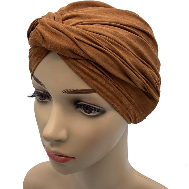 Turban Suédine Femme Africain - Hijab Foulard Tête 2
