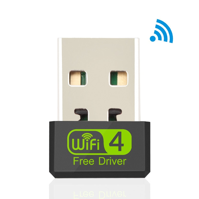 Adaptateur WiFi USB 150 Mbps avec antenne 2 dBi – Dongle réseau PC