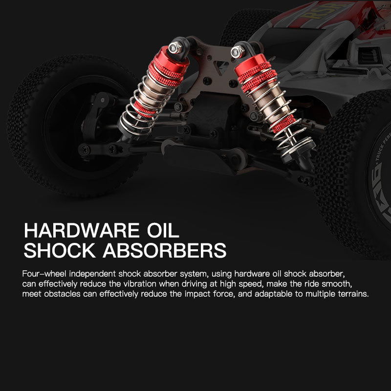 Voiture RC Wltoys 144001/A959 2,4 GHz 4WD – 70 km/h, drift tout-terrain