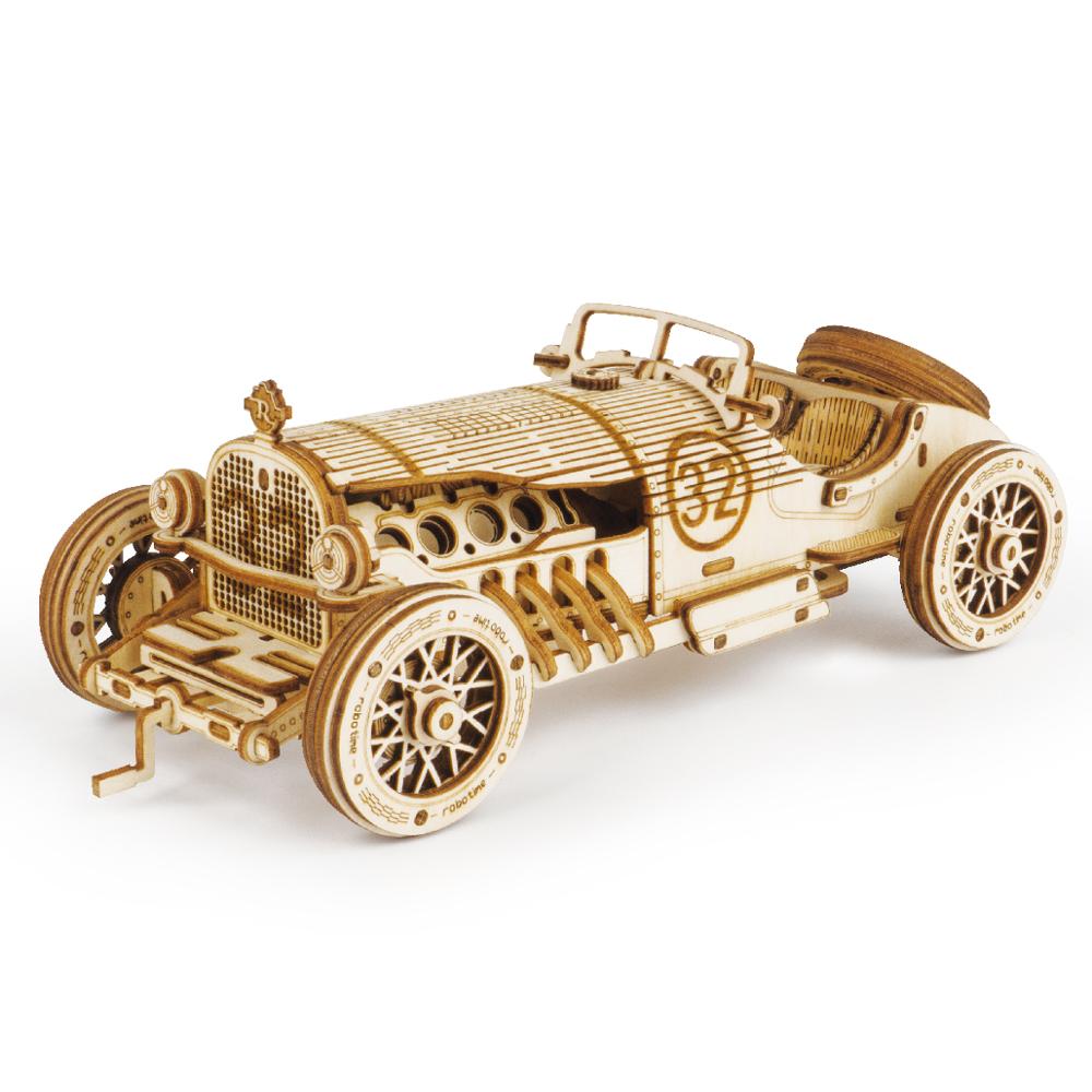 Puzzle 3D en bois Robotime – Maquette véhicule à assembler pour ados