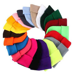 Bonnet tricoté unisexe – Chaud et confortable pour automne et hiver
