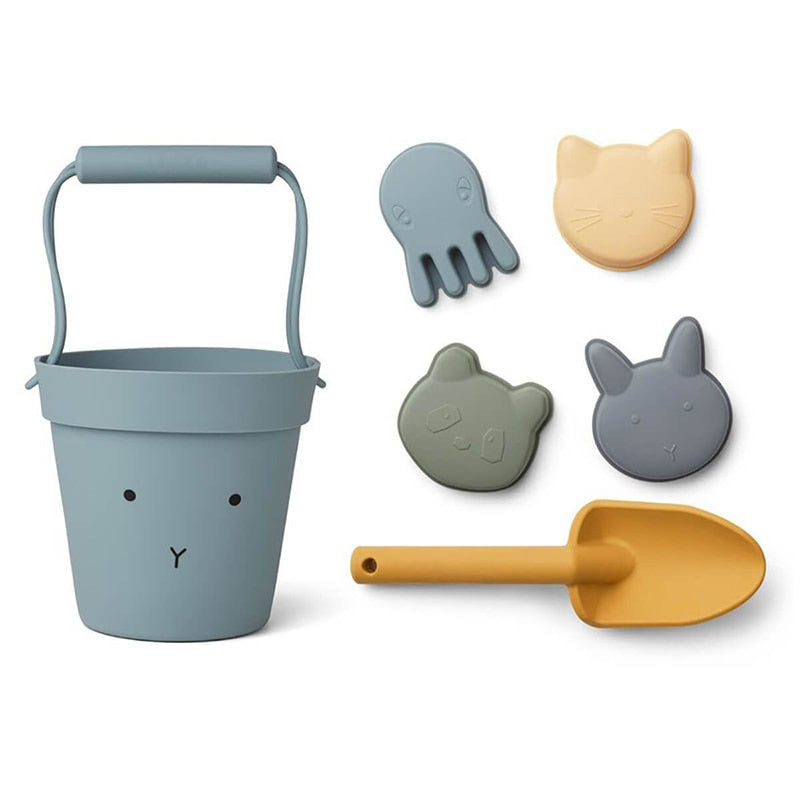 Jouet de plage pour enfant – Moules à sable animaux et accessoires bain