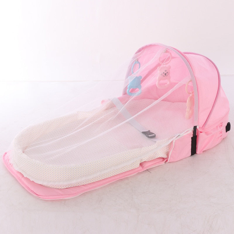 Lit bébé portable pliable avec moustiquaire pour voyage