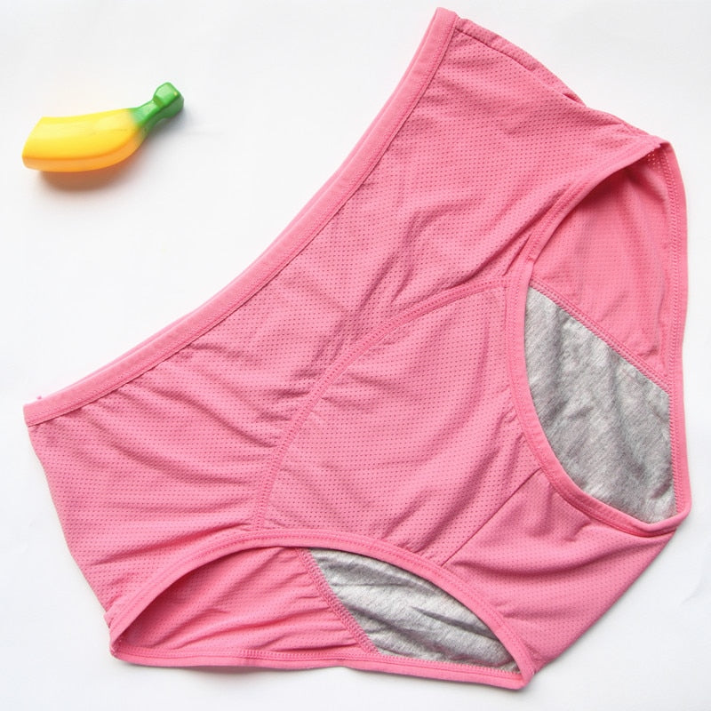 Culotte menstruelle grande taille L-5XL taille haute – Anti-fuite respirante