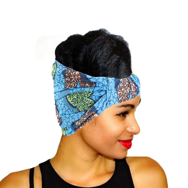 Headband Imprimé Africain Torsadé - Bandeau Cheveux Femme 2