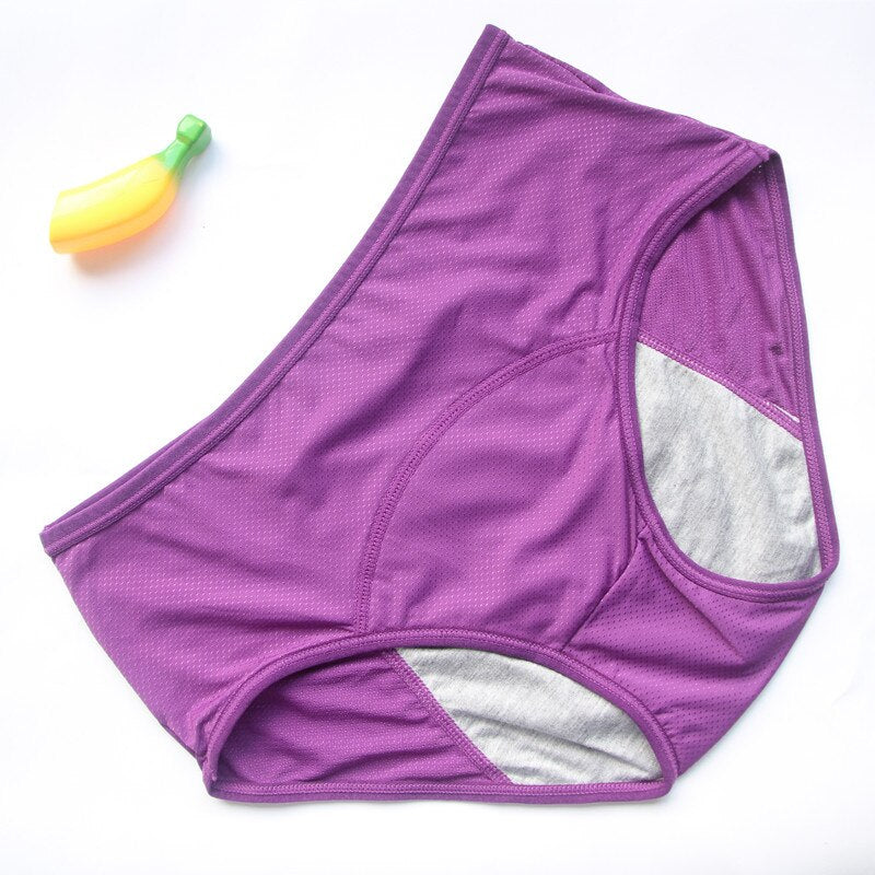Culotte menstruelle grande taille L-5XL taille haute – Anti-fuite respirante
