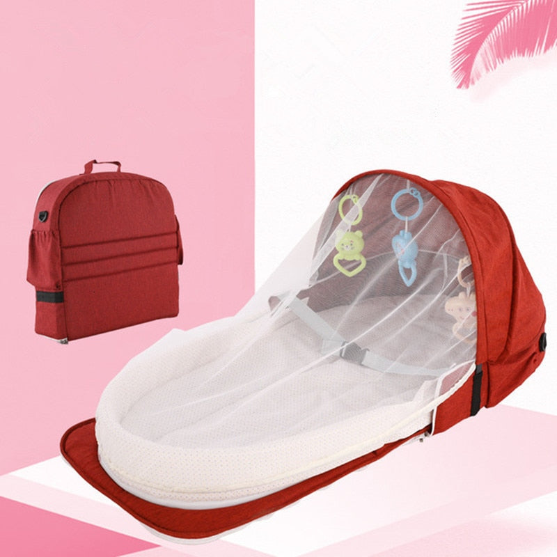 Lit bébé portable pliable avec moustiquaire pour voyage