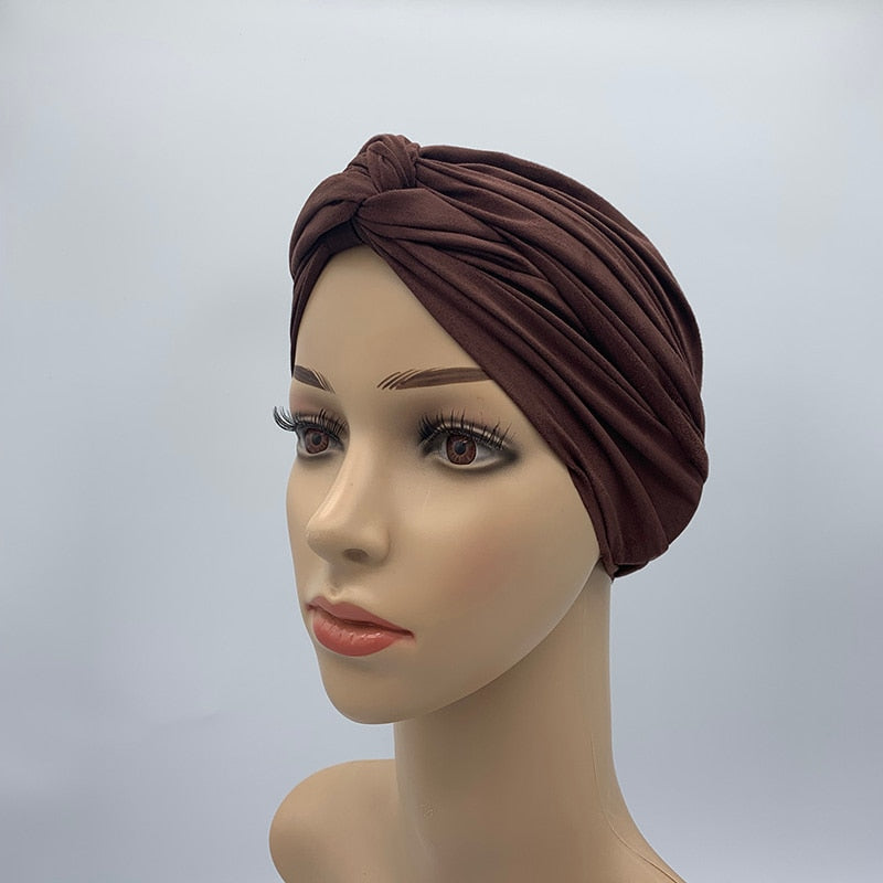 Turban Suédine Femme Africain - Hijab Foulard Tête 2