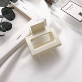 High Quality Geometric Acetate Hair Claws Large Square Hair Crabs Clip Leopard Grain Hair Clamps For Women Hair Accessories
